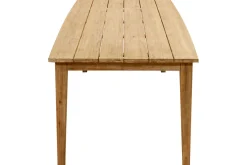 OUTFLEXX Borneo Garten-Essgruppe, beige-meliert, Polyrattan/Akazie, Tisch 180 x 90 cm, 6 Cocktail-Sessel, FSC®-zertifiziertes Produkt