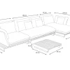 OUTFLEXX Catania Gartenlounge für 5-6 Personen, creme/grau, Alu/Teak/Olefin, wetterbeständig, FSC®-zertifiziertes Produkt