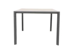 OUTFLEXX Darwin Garten-Essgruppe mit 8 Dining Sesseln, anthrazit/grau, Alu/Polyrattan, Tisch 200 x 100 cm, verstellbare Rückenlehne