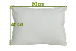 OUTFLEXX Dekokissen, 10014 nature, Sunbrella, 60 x 45 cm, bei 40 °C waschbar, z.B. passend zu Lounge 21865/23403