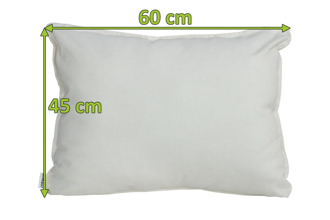 OUTFLEXX Dekokissen, 10014 nature, Sunbrella, 60 x 45 cm, bei 40 °C waschbar, z.B. passend zu Lounge 21865/23403