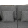 OUTFLEXX Ecklounge, grau, Polyrattan, 4tlg, 5-6 Personen, inkl. Polster und Kissen