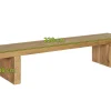 OUTFLEXX Encino Bank, natur, recycled FSC-Teak, 220 x 40 x 46 cm