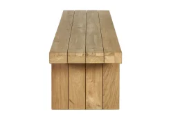 OUTFLEXX Encino Bank, natur, recycled FSC-Teak, 220 x 40 x 46 cm