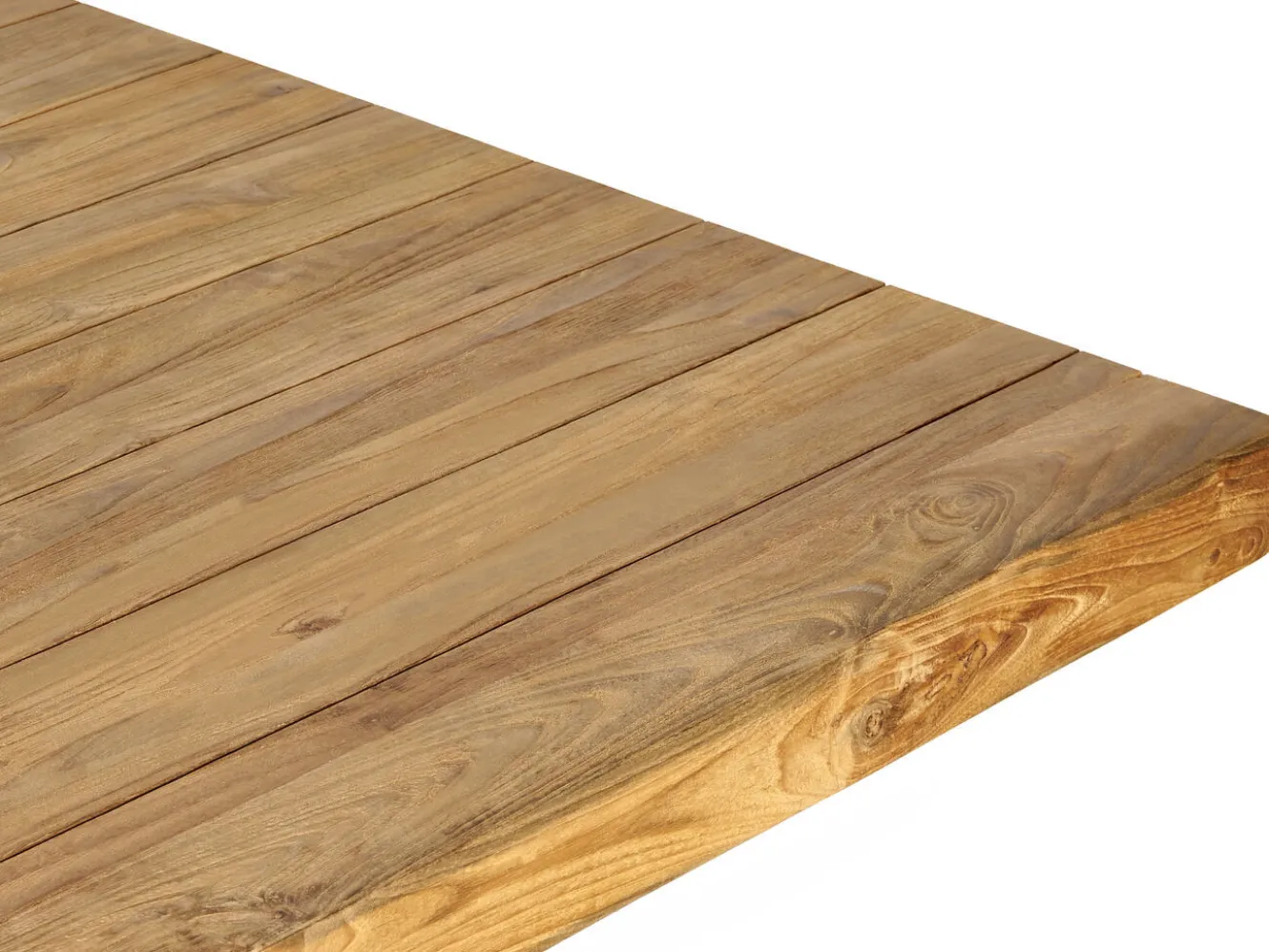 OUTFLEXX Encino Esstisch, natur, recyceltes Teak, 220 x 100 cm, FSC®-zertifiziertes Produkt