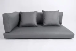 OUTFLEXX Ersatzbezugset, 5-teilig, grau, für Zweisitzer-Sofa 2392-3 / 2392-4 / 15734-3 / 15734-4
