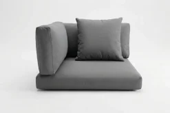OUTFLEXX Ersatzbezugset, 4-teilig, grau, für Eckelement 2392-6 / 15734-6