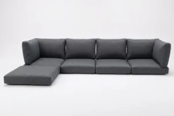 OUTFLEXX Ersatzbezugset, 11-teilig, grau, für Lounge 18363 / 18370
