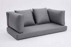 OUTFLEXX Ersatzbezugset, 6-teilig, grau, für Zweisitzer-Sofa 2392-2 / 15734-2