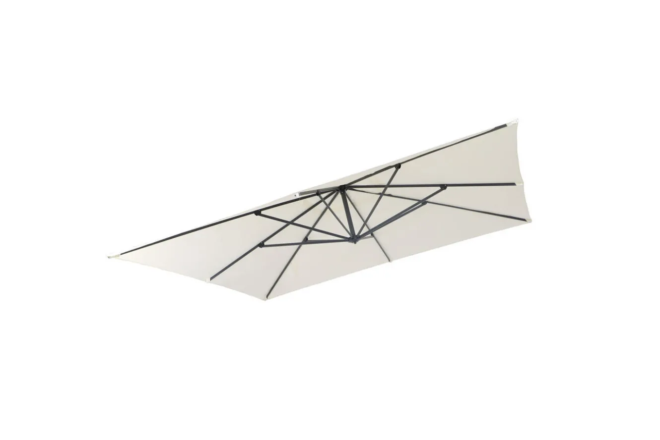 OUTFLEXX Ersatzdach für Ampelschirme, Polyester, creme, 350x350cm