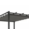 OUTFLEXX Ersatzdach für Pergola, anthrazit, Polyester, 3 x 4 m, witterungs- & UV-Schutz