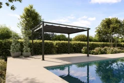 OUTFLEXX Ersatzdach für Pergola, anthrazit, Polyester, 3 x 4 m, witterungs- & UV-Schutz