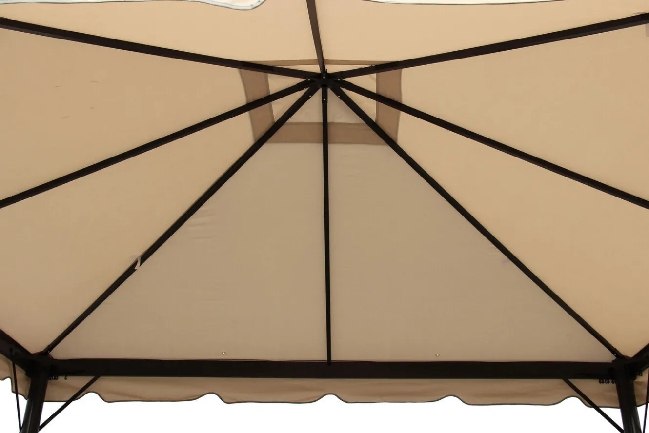 OUTFLEXX Ersatzdach für Sahara Pavillon, beige, Polyester, 300x300cm