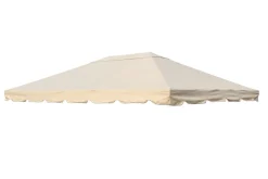 OUTFLEXX Ersatzdach für Sahara Pavillon, beige, Polyester, 300 x 400 cm
