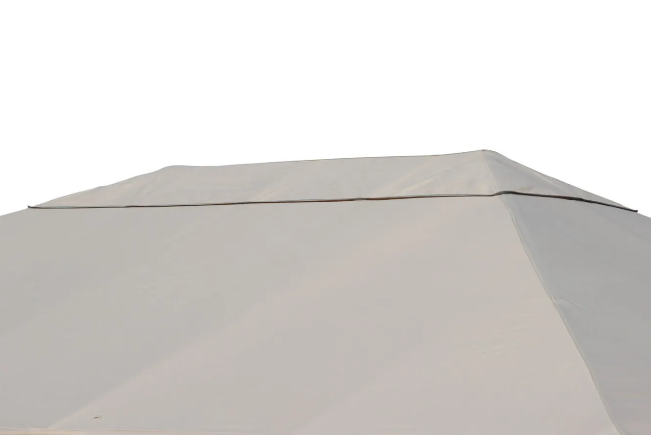 OUTFLEXX Ersatzdach für Sahara Pavillon, beige, Polyester, 300 x 400 cm