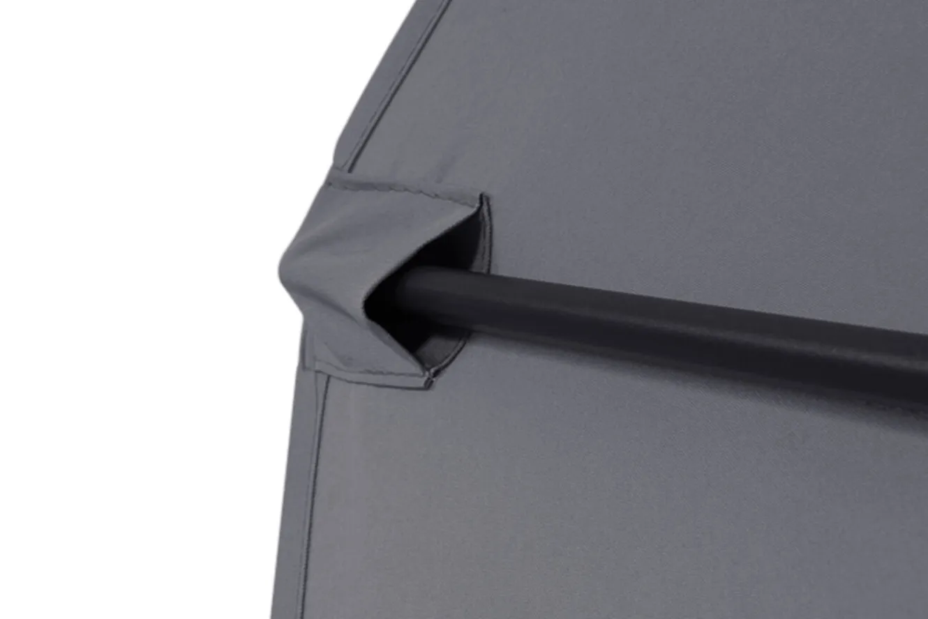 OUTFLEXX Ersatzdach, Grau, Polyester 250g/m², 3x4m, Wasserabweisend