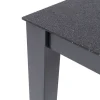 OUTFLEXX Esstisch, anthrazit, Alu/Spraystone, 160x95 cm