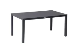 OUTFLEXX Esstisch, anthrazit matt, Alu/Spraystone, 160x95 cm
