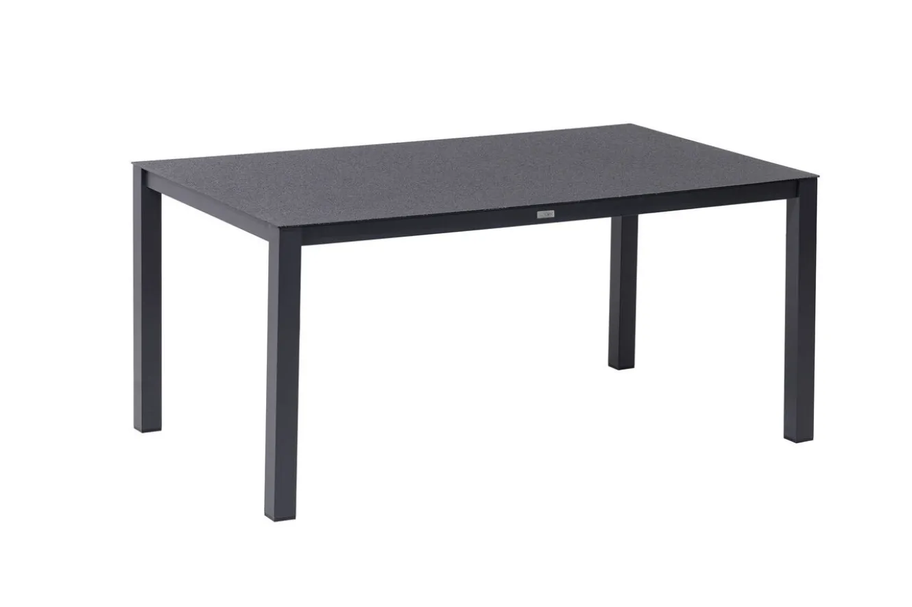 OUTFLEXX Esstisch, anthrazit matt, Alu/Spraystone, 160x95 cm