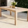 OUTFLEXX Esstisch, natur, Akazie, 200 x 100 cm, Teak-Optik, FSC®-zertifiziertes Produkt