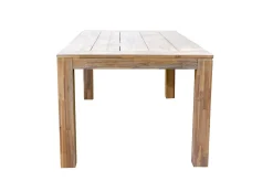 OUTFLEXX Esstisch, natur, Akazie, 200 x 100 cm, Teak-Optik, FSC®-zertifiziertes Produkt