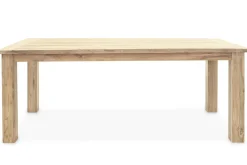 OUTFLEXX Esstisch, natur, recyceltes SLVK-Teakholz, Plattenstärke 30 mm, 200 x 100 x 77 cm