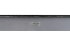 OUTFLEXX Esstisch, silber/anthrazit, Aluminium/Spraystone, 160x95 cm