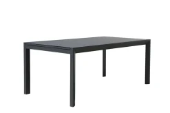 OUTFLEXX Garten-Essgruppe, anthrazit, Alu, Ausziehtisch 180/270x100 cm, 6 Diningsessel