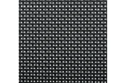 OUTFLEXX Garten-Essgruppe, anthrazit matt/grau/schwarz, Alu/Spraystone/Textilen, 160 x 95 cm, 6 Klappstühle
