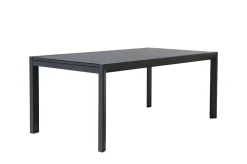 OUTFLEXX Garten-Essgruppe, anthrazit, Aluminium, Tisch 180/270x100 cm, 8 Sessel