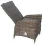 OUTFLEXX Garten-Essgruppe, Edelstahl/recyceltes Teak, Tisch 220x100 cm, 8 Hochlehner- Diningsessel, A-Gestell, FSC®-zertifiziertes Produkt