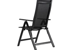 OUTFLEXX Garten-Essgruppe, 6 Personen, ausziehbarer Tisch 180–240 cm, Aluminium/Textilene