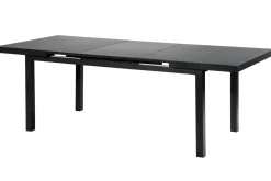OUTFLEXX Garten-Essgruppe, 6 Personen, ausziehbarer Tisch 180–240 cm, Aluminium/Textilene