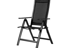 OUTFLEXX Garten-Essgruppe, 6 Personen, ausziehbarer Tisch 180–240 cm, Aluminium/Textilene