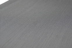 OUTFLEXX Garten-Essgruppe, silber, Edelstahl/Teak, Tisch 180x90cm, 6 Sessel gepolstert