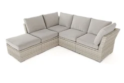 OUTFLEXX Gartenlounge, desert-beige, Aluminium/Polyester, für 5 Personen, mit Reißverschluss