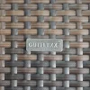 OUTFLEXX Gartenlounge, Polyrattan, braun marmoriert, 5 Pers, wasserfeste Kissenbox, inkl. Beistelltisch