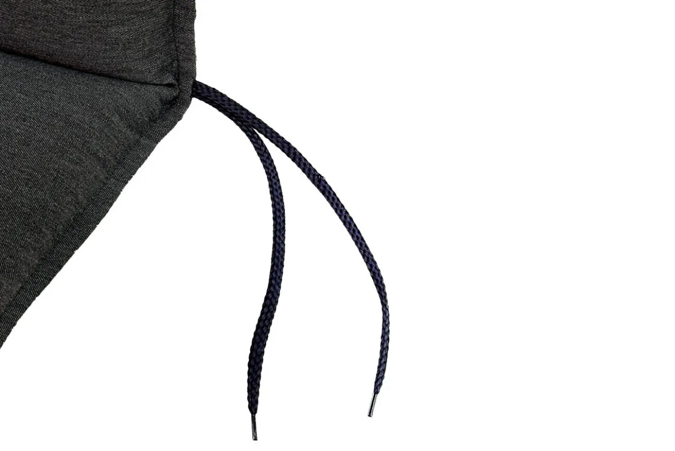 OUTFLEXX Green Auflage für Rollliegen, anthrazit, recyceltes Polyester, 195 x 60 x 6 cm, strapazierfähig, witterungsbeständig