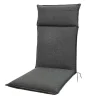 OUTFLEXX Green 6er-Set Sitzkissen für Hochlehner, anthrazit, recyceltes Polyester, hautsympathisch, mit Rückengurt und Bindekordeln