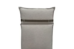 OUTFLEXX Green 6er-Set Sitzkissen für Hochlehner, nature, recyceltes Polyester, hautsympathisch, mit Rückengurt und Bindekordeln