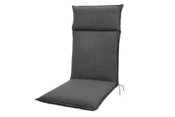 OUTFLEXX Green Sitzkissen für Hochlehner, anthrazit, recyceltes Polyester, 119 x 48 x 6 cm, strapazierfähig, witterungsbeständig