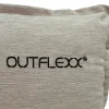 OUTFLEXX Green Sitzkissen für Hochlehner, nature, recyceltes Polyester, 119 x 48 x 6 cm, strapazierfähig, witterungsbeständig