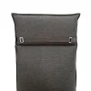 OUTFLEXX Green Sitzkissen für Niederlehner, anthrazit, recyceltes Polyester, 100 x 48 x 6 cm, strapazierfähig, witterungsbeständig