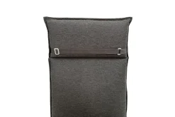 OUTFLEXX Green Sitzkissen für Niederlehner, anthrazit, recyceltes Polyester, 100 x 48 x 6 cm, strapazierfähig, witterungsbeständig