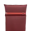 OUTFLEXX Green Sitzkissen für Niederlehner, bordeaux, recyceltes Polyester, 100 x 48 x 6 cm, strapazierfähig, witterungsbeständig