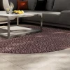 OUTFLEXX Harmony Outdoor Teppich, Andorra White, aus recyceltem PET-Garn, Ø 200 cm, für Innen- und Außenbereich geeignet