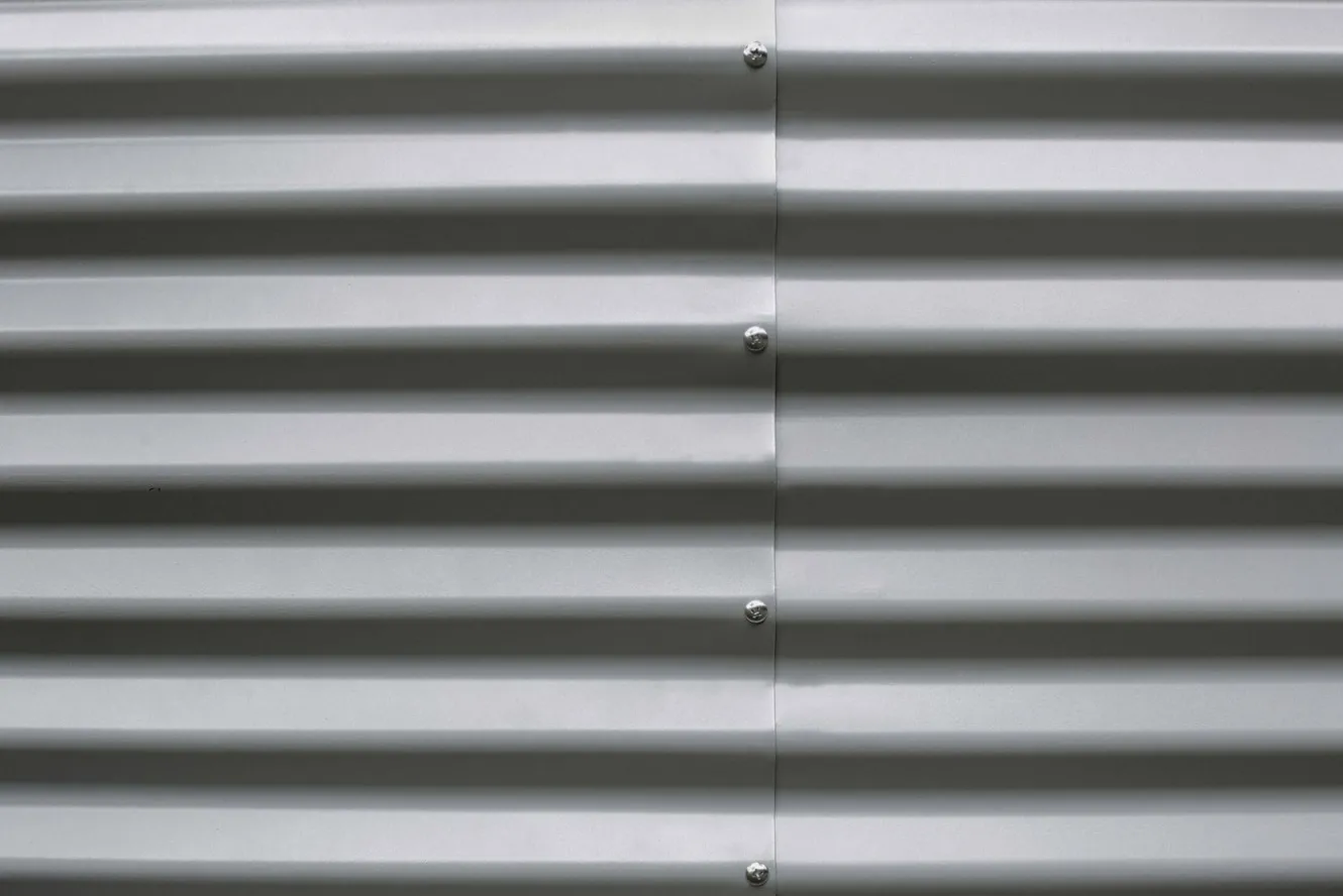 OUTFLEXX Hochbeet, silber, Aluminium-Zink-Stahl, pulverbeschichtet, 180 x 90 x 84 cm