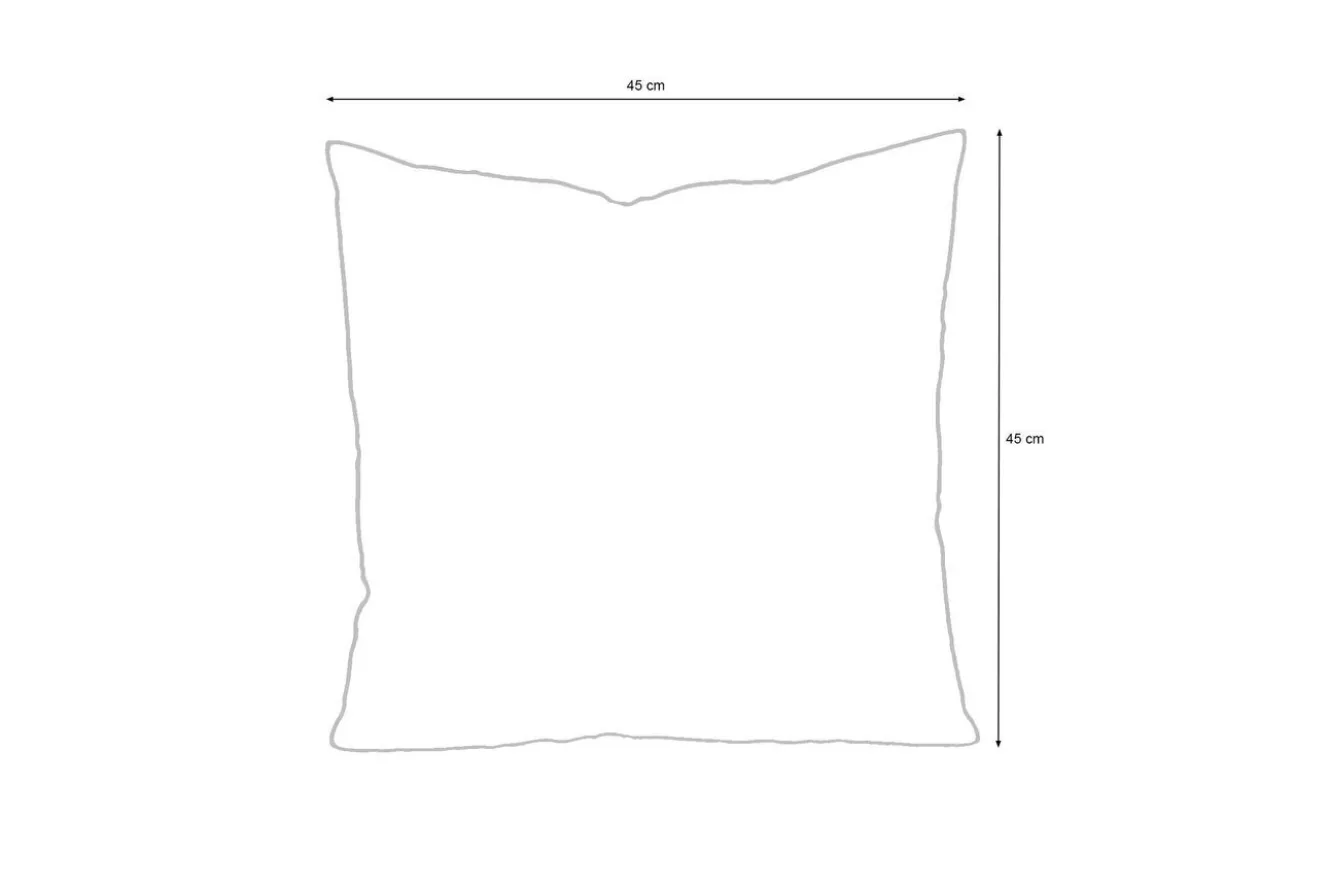 OUTFLEXX Kissen, anthrazit, Polyester, 45 x 45 cm, wasserabweisend, schnelltrocknend, strapazierfähig, pflegeleicht