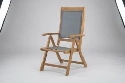 OUTFLEXX Klappstuhl, 5-fach verstellbar, Akazie FSC®-zertifiziert, 60x71x107cm