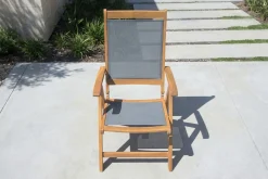 OUTFLEXX Klappstuhl, 5-fach verstellbar, Akazie FSC®-zertifiziert, 60x71x107cm